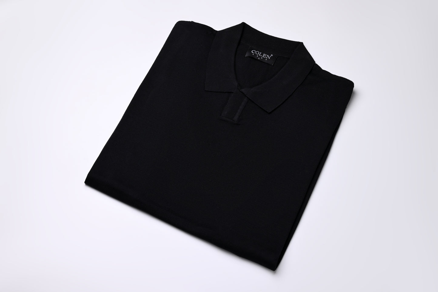 100% Cotton Polo Sweater – Clean, Minimal Design