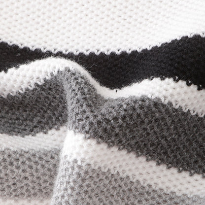 Premium Striped Knit Sweater for Men