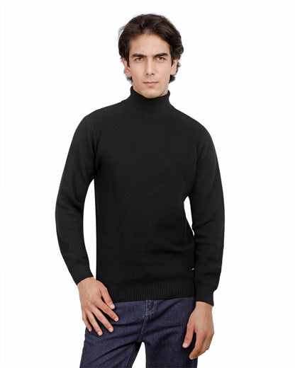 Honeycomb Knit Turtleneck Pullover for Cozy Style and Comfort